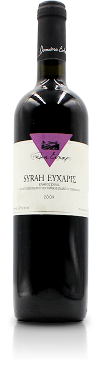Εικόνα κρασιού Syrah Κτήμα Εύχαρις 2009